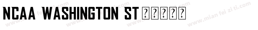 NCAA Washington St字体转换